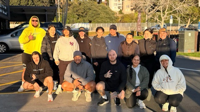 A group portrait of the NTIB crew after a run